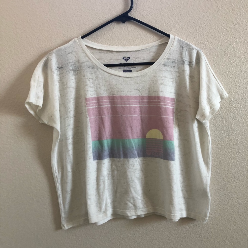 Sunset boxy tee